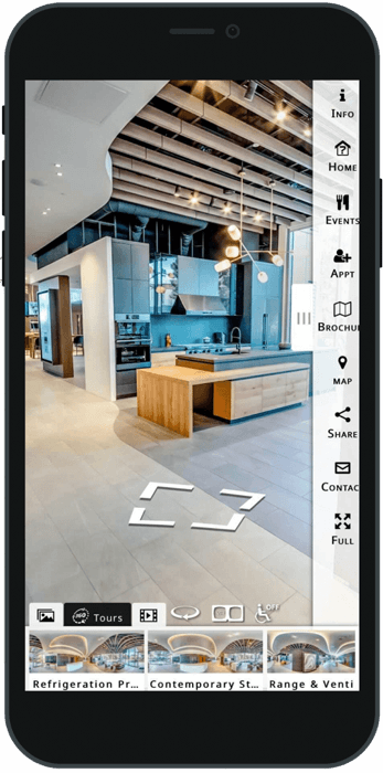 Design Showroom Custom 360° Virtual Tour